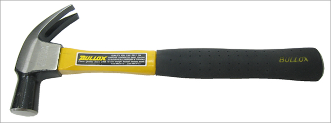 FIBERGLASS HANDLE CLAW HAMMER