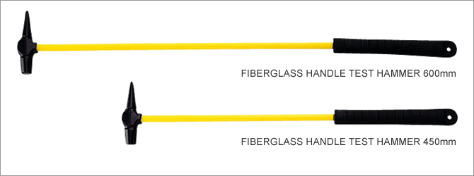 FIBERGLASS HANDLE TEST HAMMER